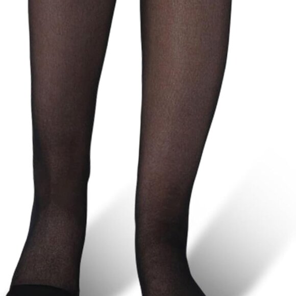 Sheer Knee High Stockings Black 12 Pairs - Picture 5 of 8